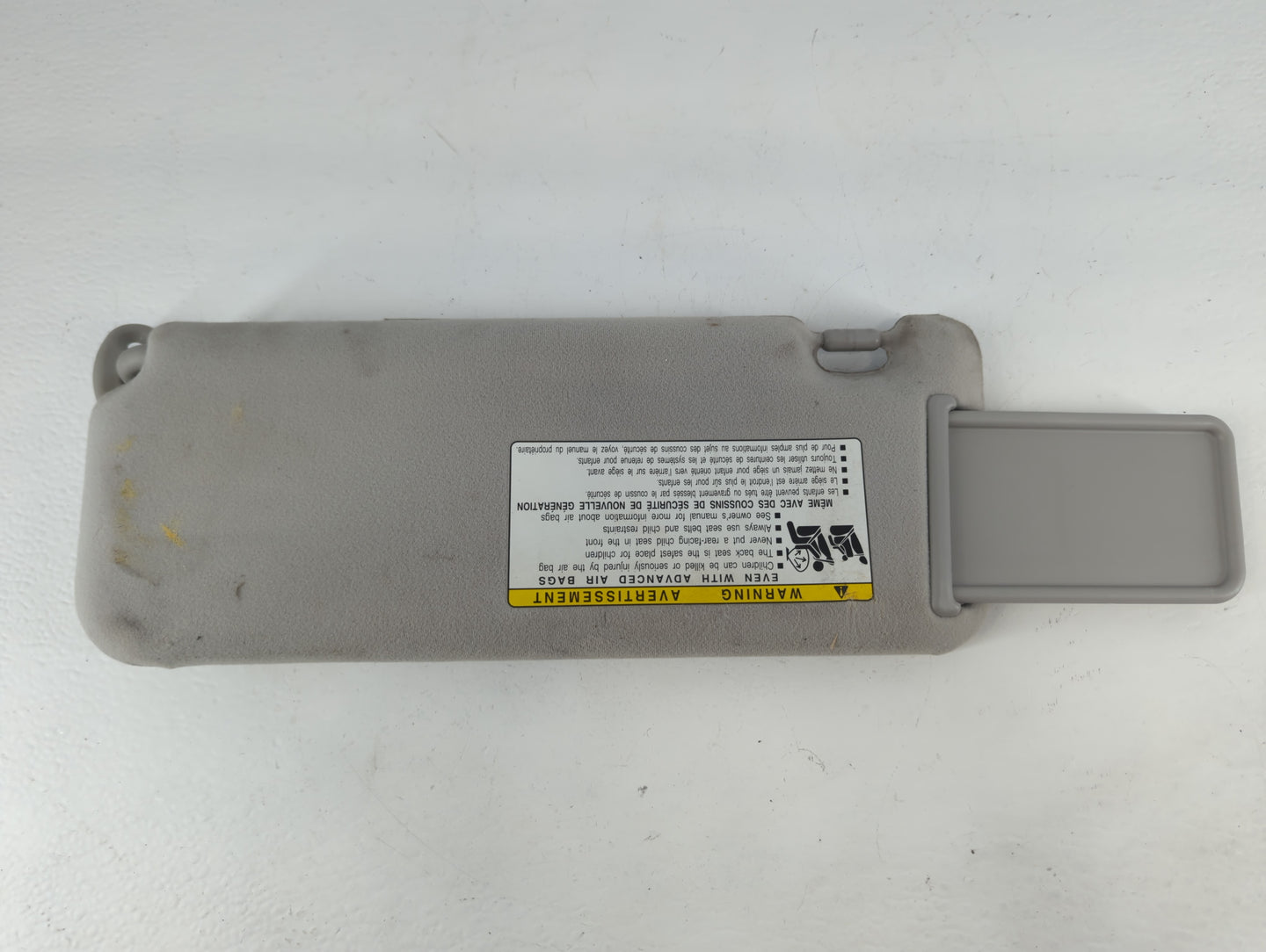 2007-2010 Scion Tc Sun Visor Shade Replacement Passenger Right Mirror Fits Fits 2007 2008 2009 2010 OEM Used Auto Parts - Oe