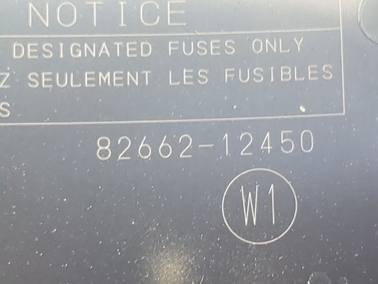 2008-2015 Scion Xb Fusebox Fuse Box Panel Relay Module P/N:82662-12450 Fits Fits 2008 2009 2010 2011 2012 2013 2014 2015 OEM