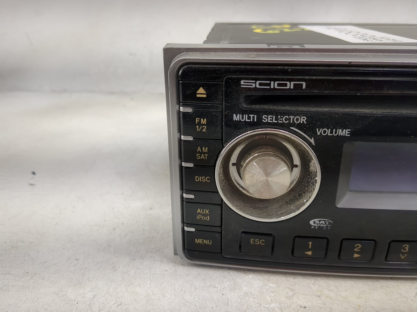 2008-2014 Scion Xb Radio AM FM Cd Player Receiver Replacement P/N:PT546-00081 DEH-M8127ZT Fits OEM Used Auto Parts - Oemused