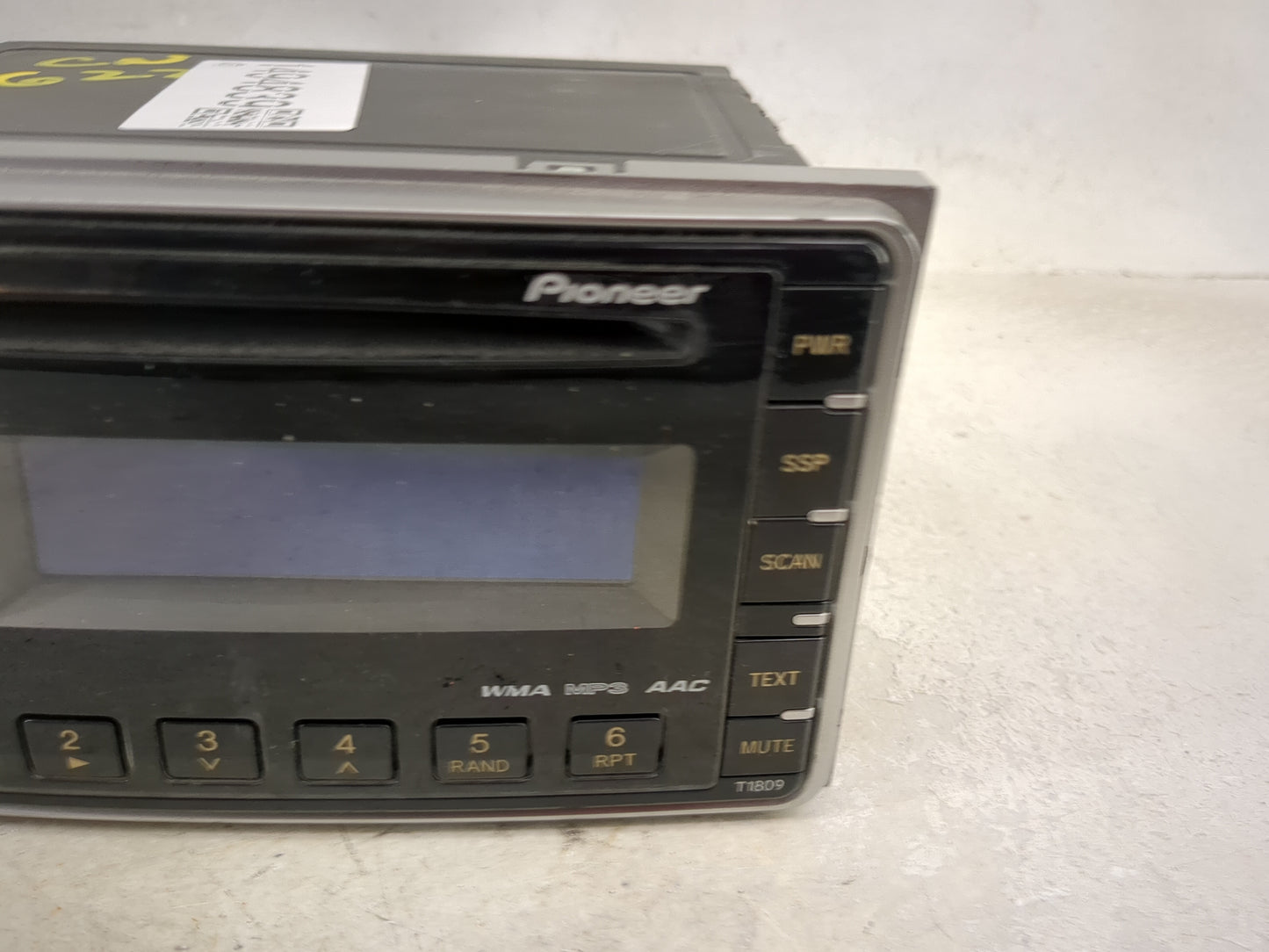 2008-2014 Scion Xb Radio AM FM Cd Player Receiver Replacement P/N:PT546-00081 DEH-M8127ZT Fits OEM Used Auto Parts - Oemused