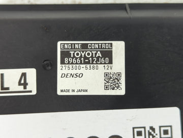 2008-2009 Scion Xb PCM Engine Control Computer ECU ECM PCU OEM P/N:89661-12J60 Fits Fits 2008 2009 OEM Used Auto Parts