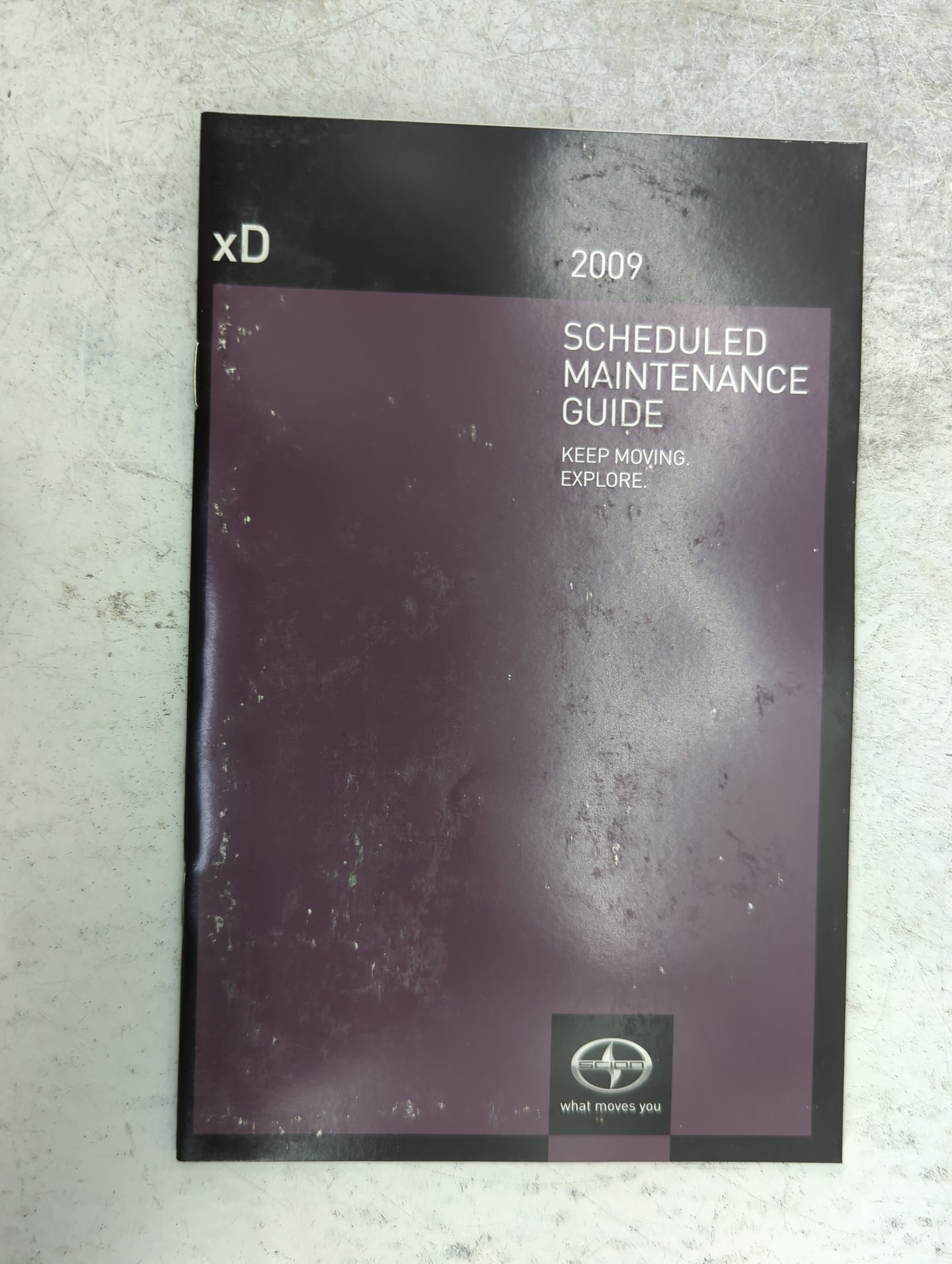 2009 Scion Xd Owners Manual Book Guide P/N:00505-SMG09-XD OEM Used Auto Parts - Oemusedautoparts1.com