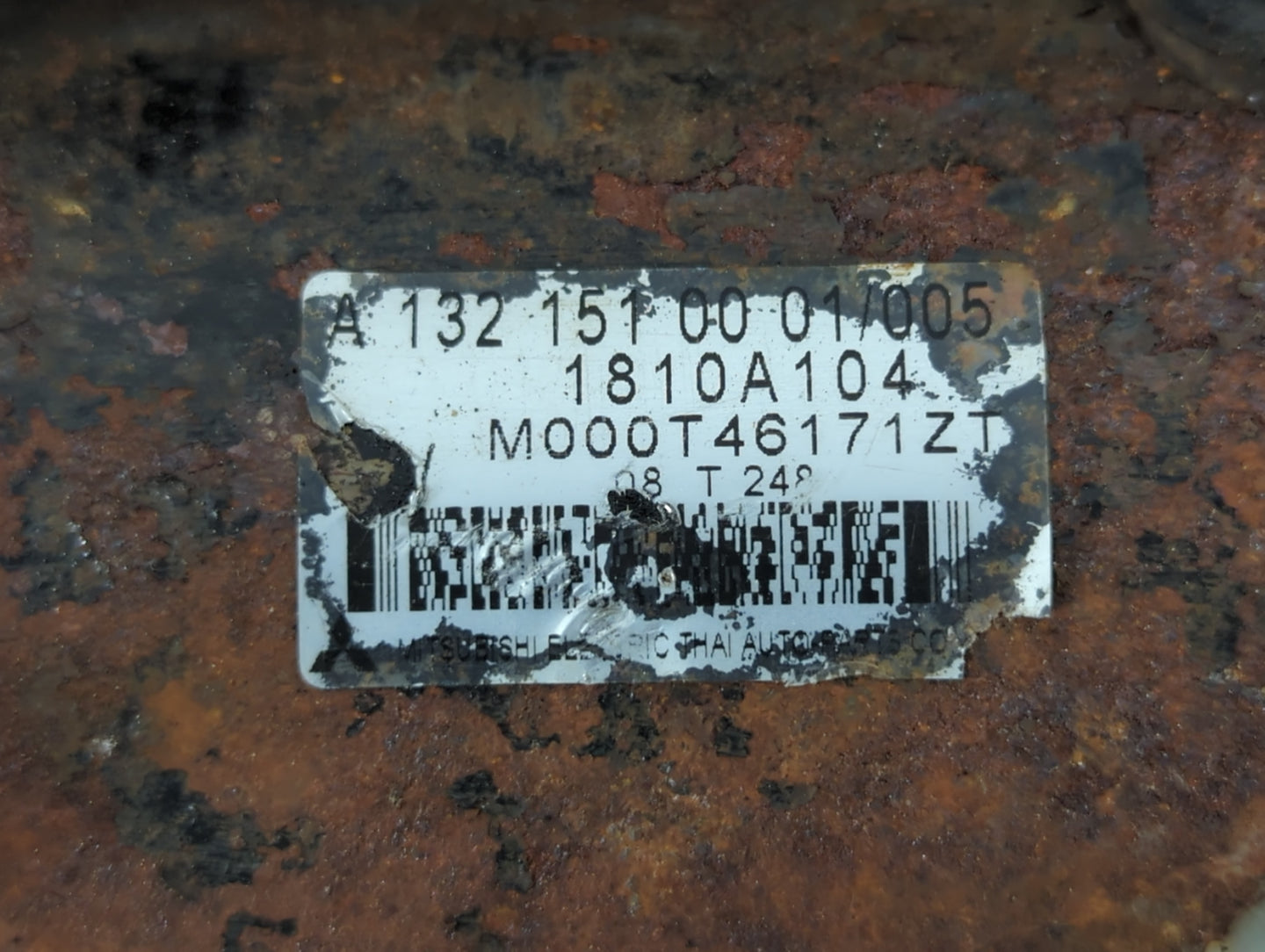 2008-2015 Smart Fortwo Car Starter Motor Solenoid OEM P/N:M000T46171ZT A 132 151 00 01/005 Fits OEM Used Auto Parts - Oemuse