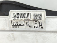 2009 Subaru Forester Instrument Cluster Speedometer Gauges P/N:85002SC130 Fits OEM Used Auto Parts - Oemusedautoparts1.com