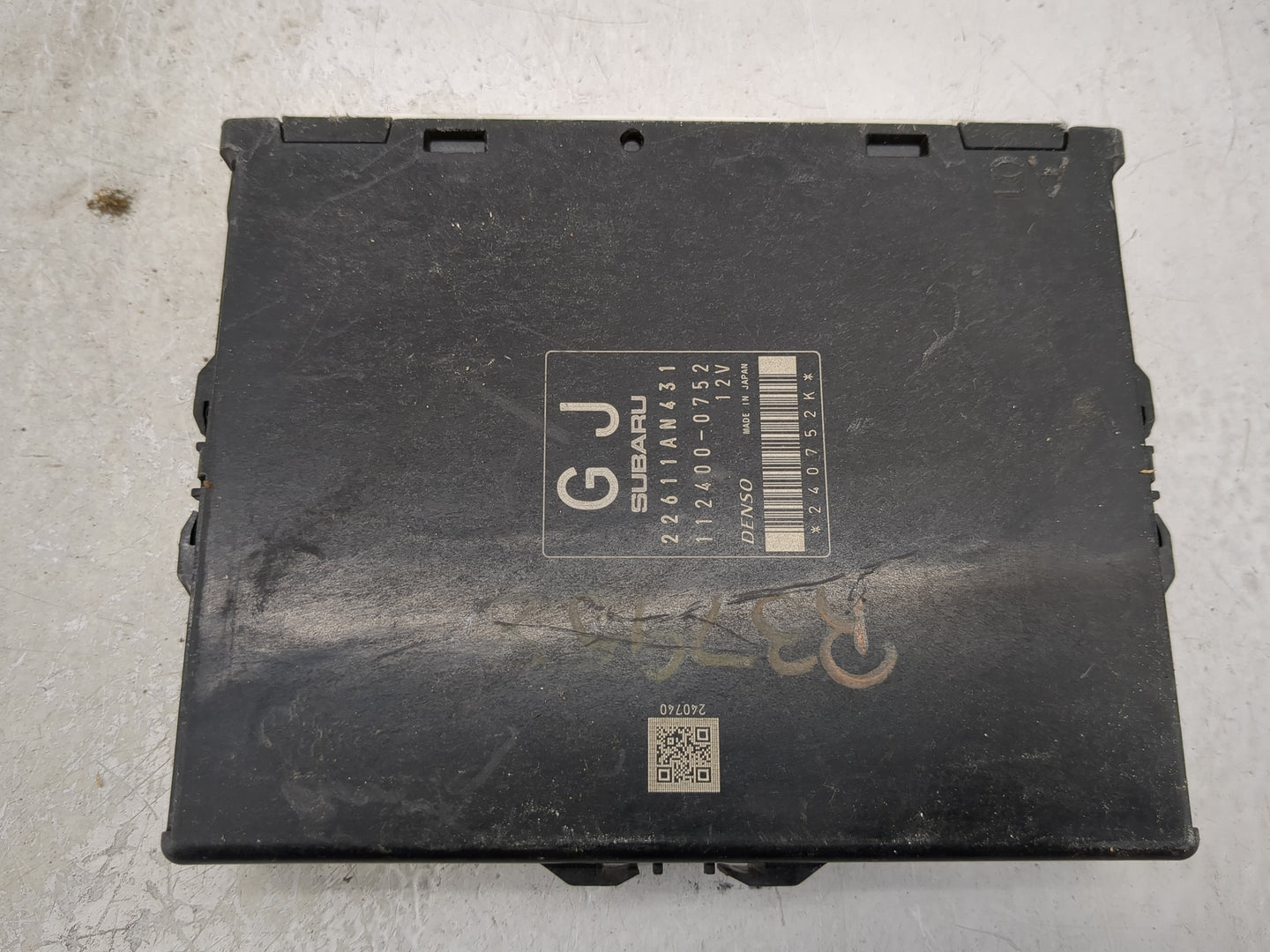 2009 Subaru Forester PCM Engine Control Computer ECU ECM PCU OEM P/N:112400-0752 Fits OEM Used Auto Parts - Oemusedautoparts