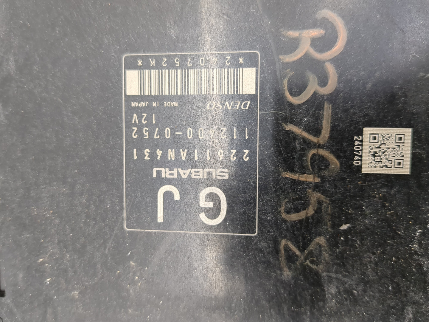 2009 Subaru Forester PCM Engine Control Computer ECU ECM PCU OEM P/N:112400-0752 Fits OEM Used Auto Parts - Oemusedautoparts