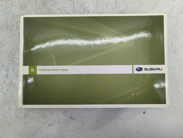 2009 Subaru Forester Owners Manual Book Guide P/N:A8140BE-B MSA5M0903A OEM Used Auto Parts