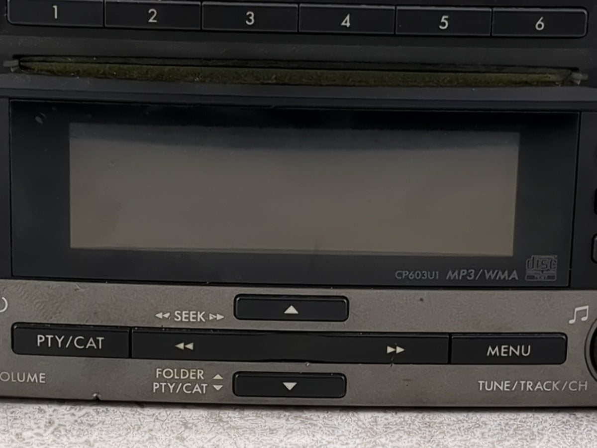2009-2013 Subaru Forester Radio AM FM Cd Player Receiver Replacement P/N:86201SC600 PF-2982B-A Fits Fits 2009 2010 2011 2012