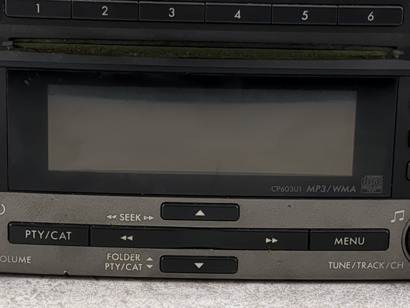 2009 Subaru Forester Radio AM FM Cd Player Receiver Replacement P/N:86201SC600 PF-2982B-A, CP603U1 Fits OEM Used Auto Parts 