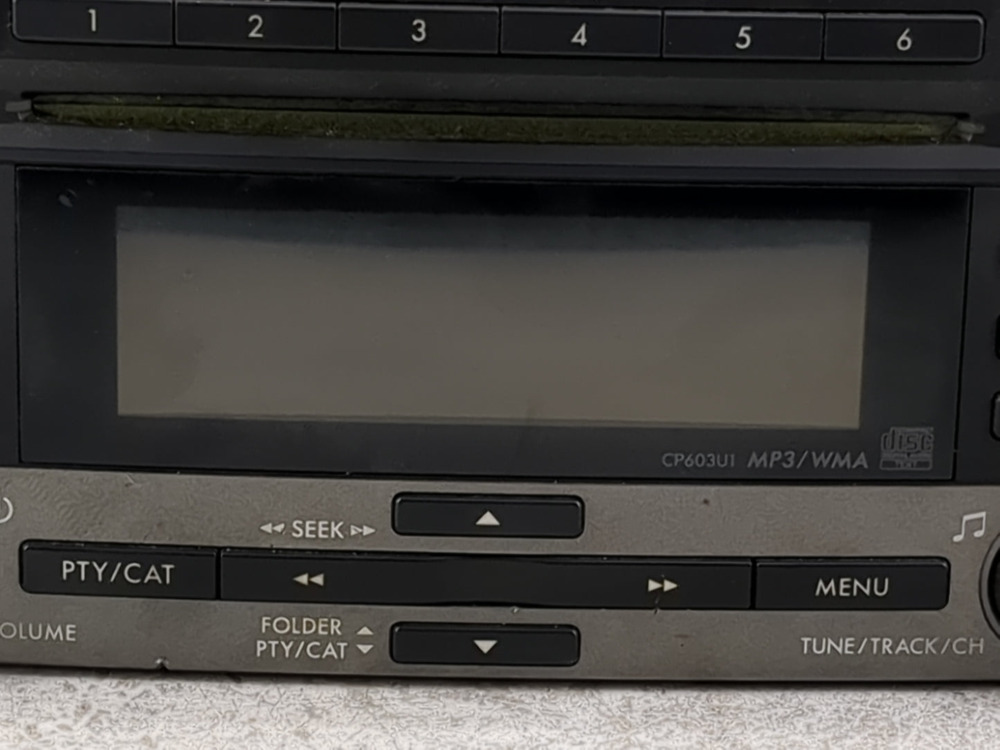 2009 Subaru Forester Radio AM FM Cd Player Receiver Replacement P/N:86201SC600 PF-2982B-A, CP603U1 Fits OEM Used Auto Parts 