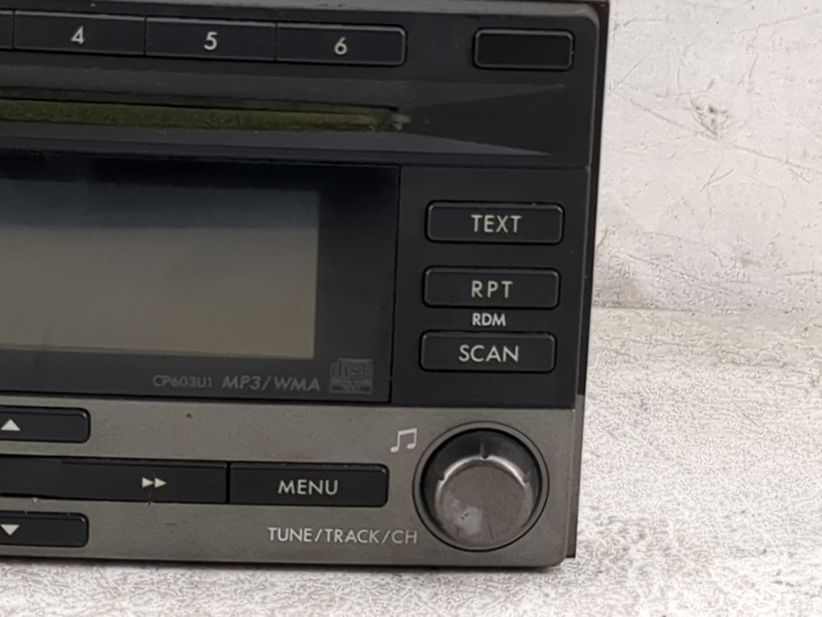 2009-2013 Subaru Forester Radio AM FM Cd Player Receiver Replacement P/N:86201SC600 PF-2982B-A Fits Fits 2009 2010 2011 2012