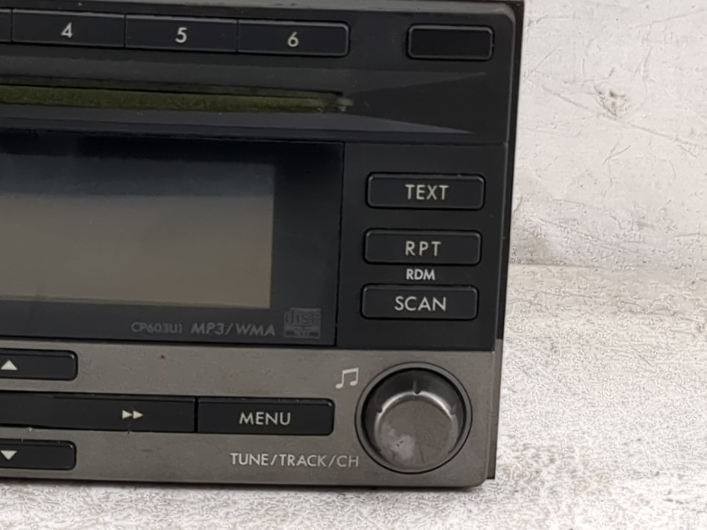 2009 Subaru Forester Radio AM FM Cd Player Receiver Replacement P/N:86201SC600 PF-2982B-A, CP603U1 Fits OEM Used Auto Parts 