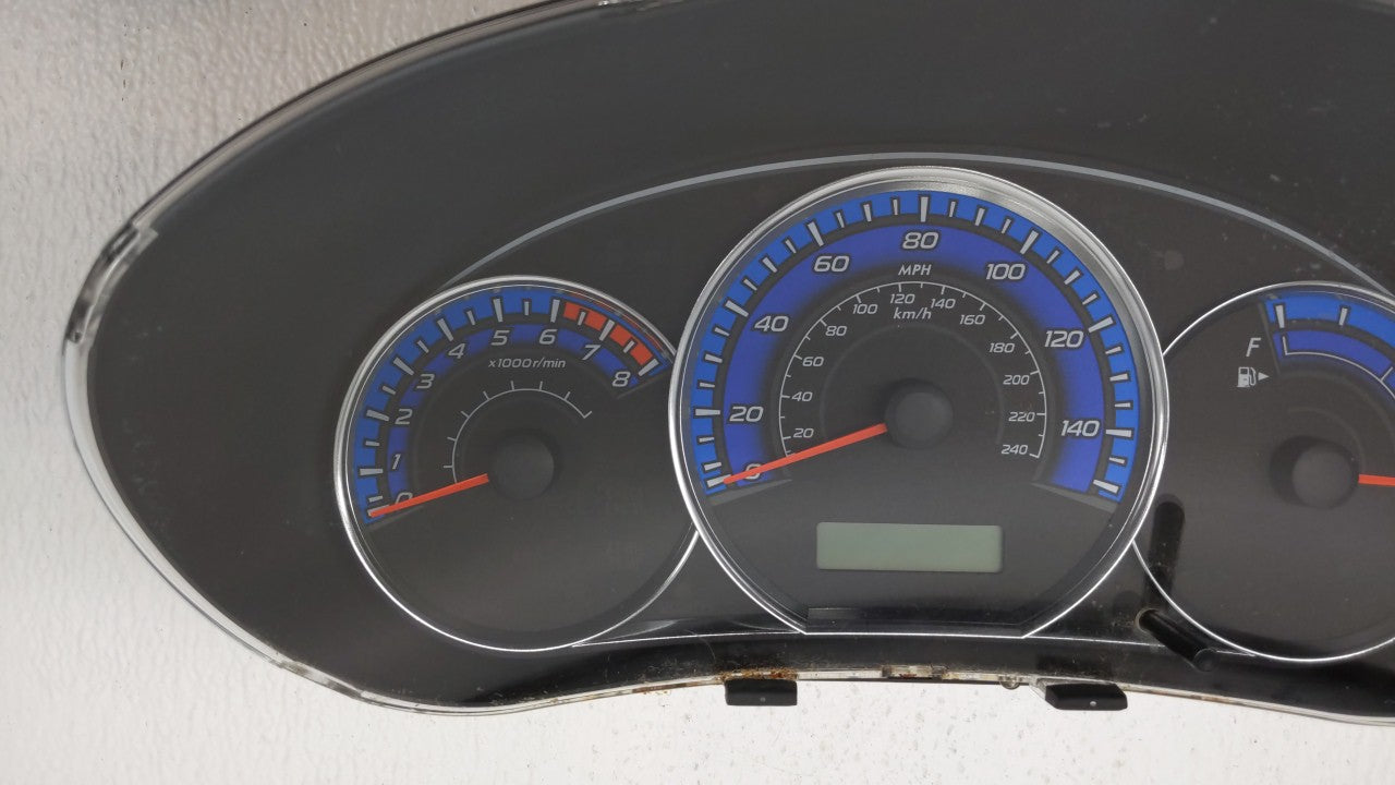 2009 Subaru Forester Instrument Cluster Speedometer Gauges P/N:85002SC130 Fits OEM Used Auto Parts - Oemusedautoparts1.com