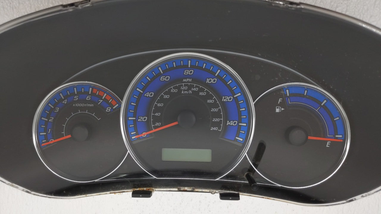 2009 Subaru Forester Instrument Cluster Speedometer Gauges P/N:85002SC130 Fits OEM Used Auto Parts - Oemusedautoparts1.com