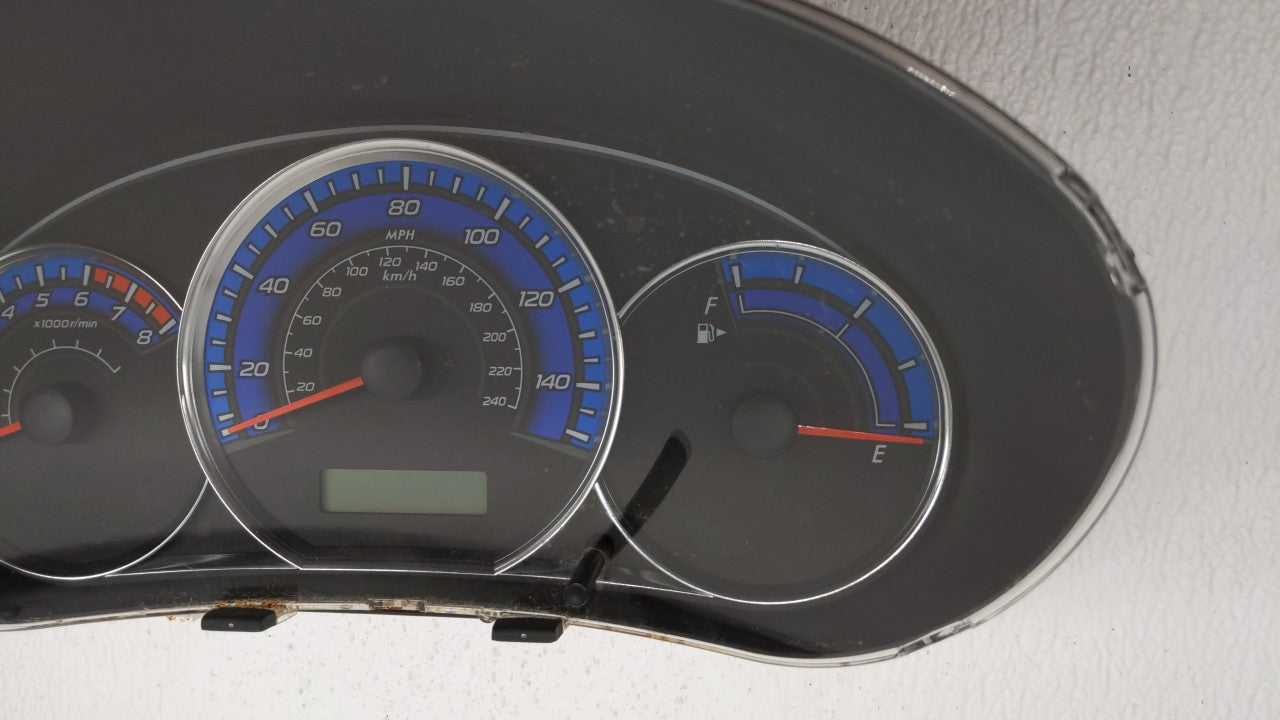2009 Subaru Forester Instrument Cluster Speedometer Gauges P/N:85002SC130 Fits OEM Used Auto Parts - Oemusedautoparts1.com