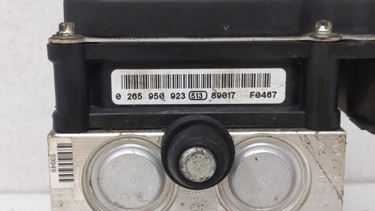 2009-2010 Subaru Forester Anti-Lock Brake ABS Pump Module Actuator OEM P/N:0 265 950 923 27536SC002 Fits Fits 2009 2010 OEM 