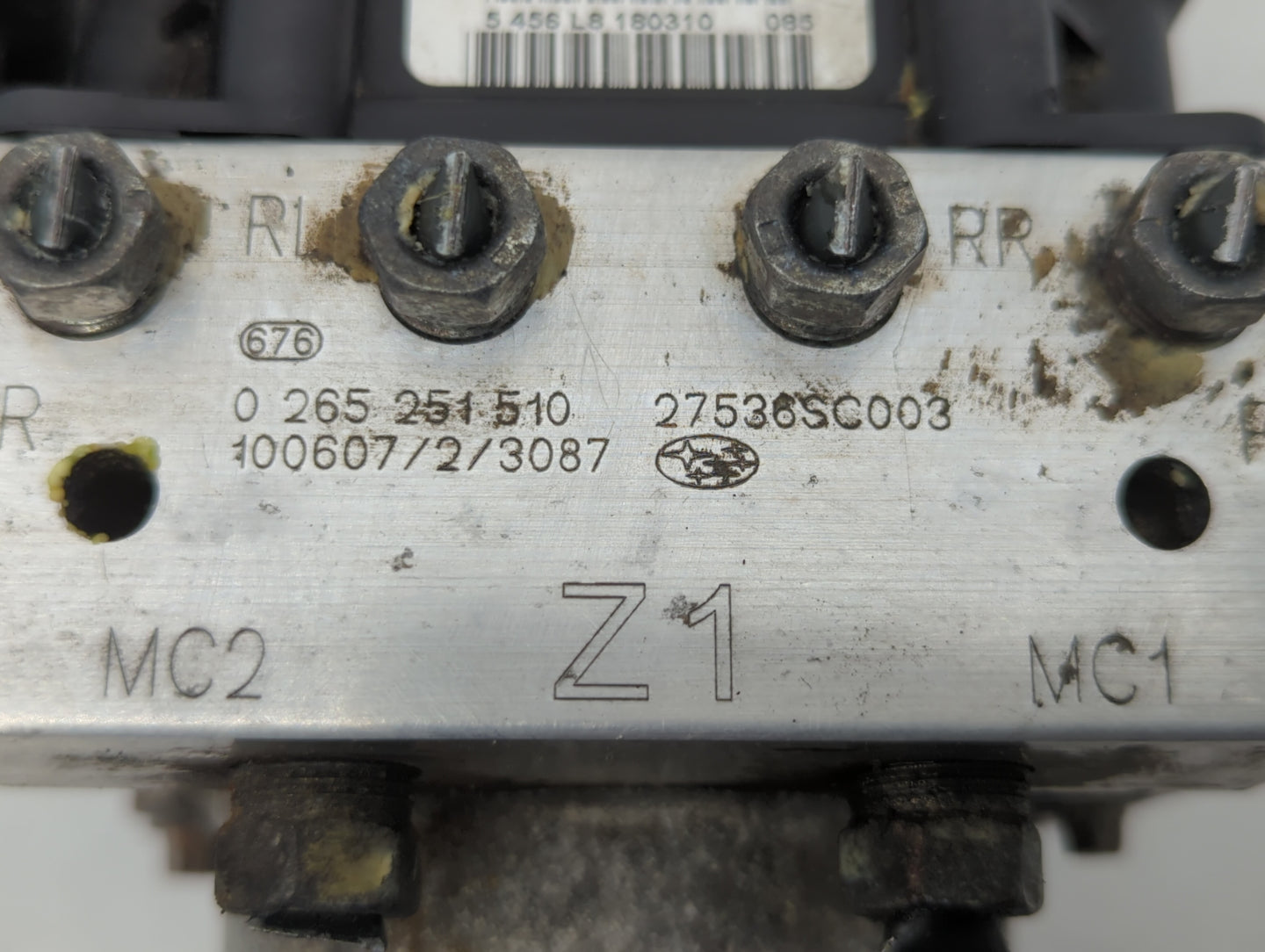 2009-2010 Subaru Forester ABS Pump Control Module Replacement P/N:27536SC002 27536SC003, 0 265 950 923 Fits Fits 2009 2010 O