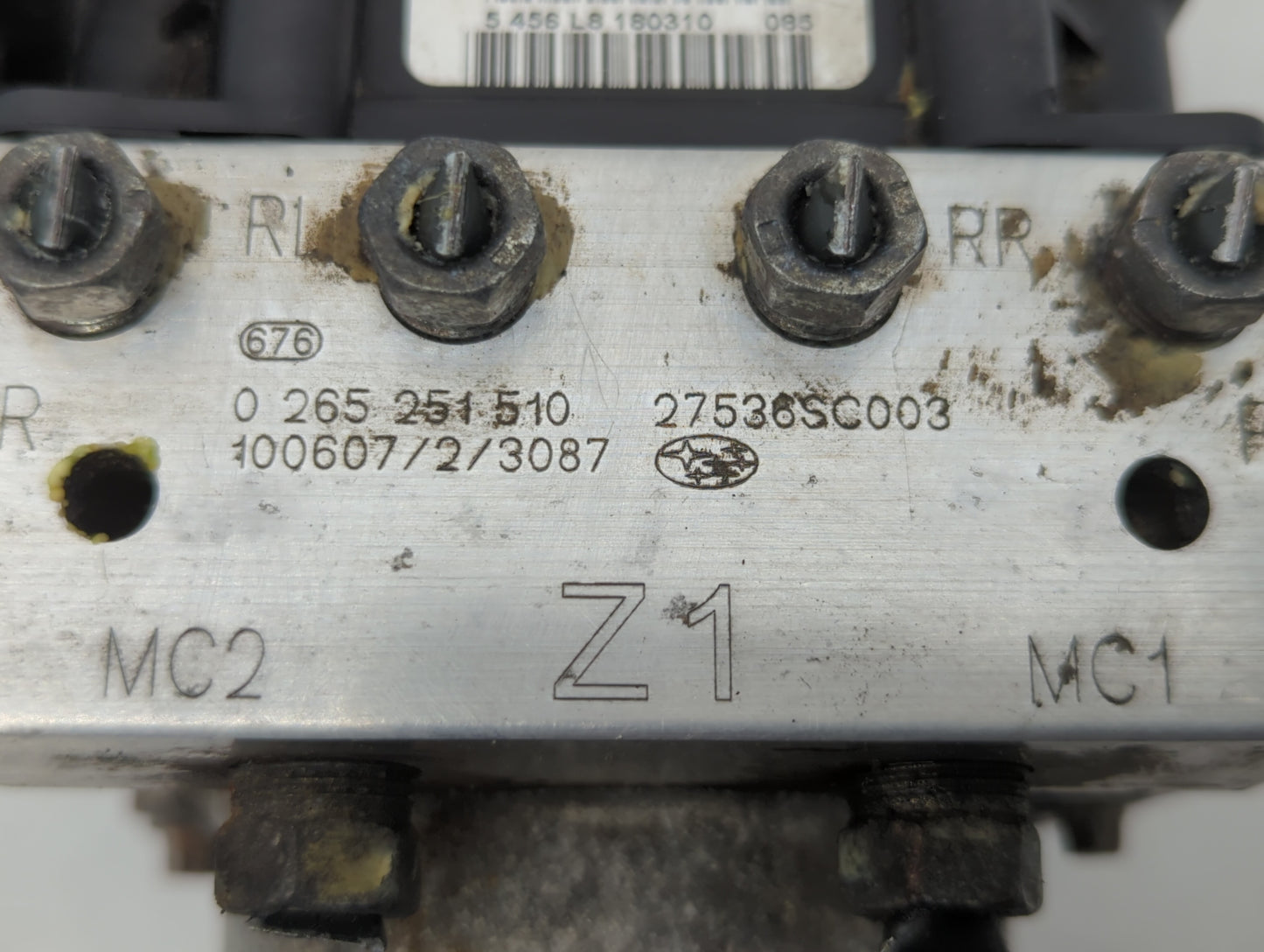 2009-2010 Subaru Forester ABS Pump Control Module Replacement P/N:27536SC002 27536SC003, 0 265 950 923 Fits Fits 2009 2010 O