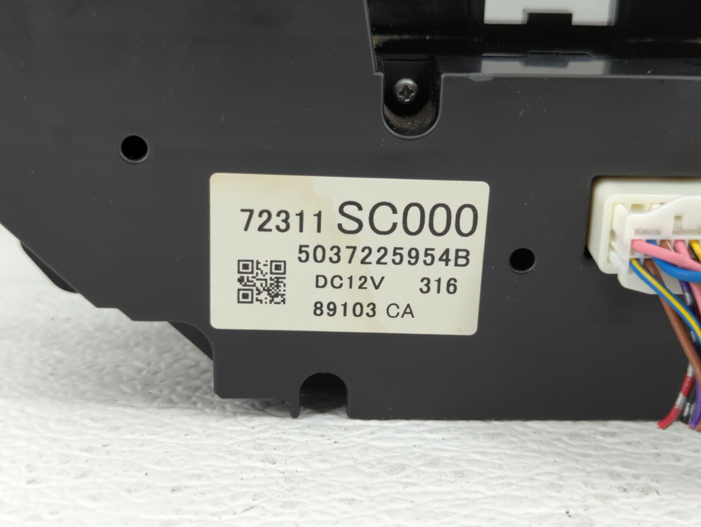 2009 Subaru Forester Climate Control Module Temperature AC/Heater Replacement P/N:72311 SC000 Fits OEM Used Auto Parts - Oem
