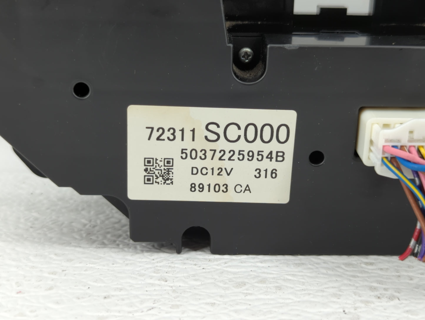 2009 Subaru Forester Climate Control Module Temperature AC/Heater Replacement P/N:72311 SC000 Fits OEM Used Auto Parts - Oem