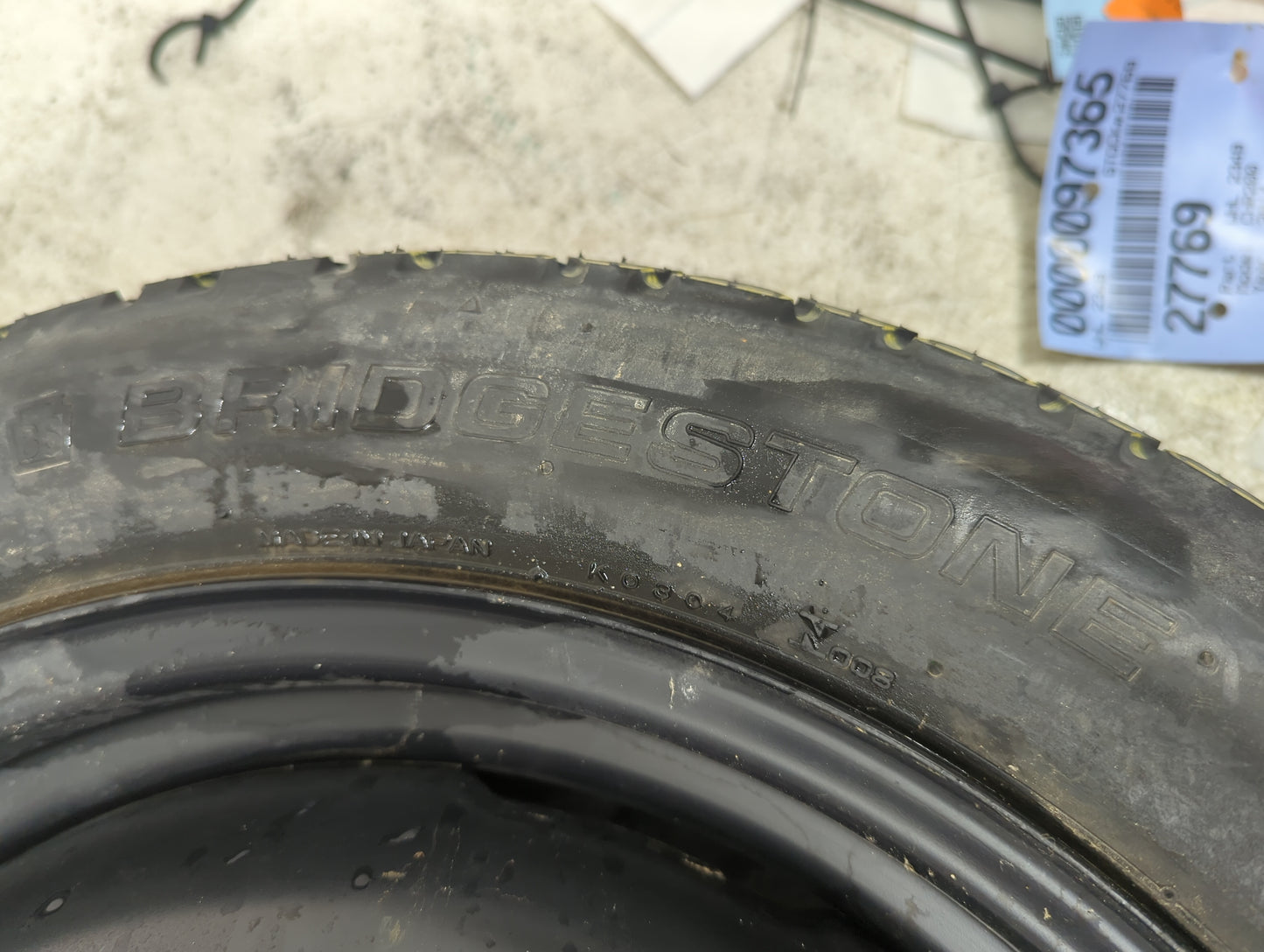 2009-2013 Subaru Forester Spare Donut Tire Wheel Rim Oem 5037178 - Oemusedautoparts1.com