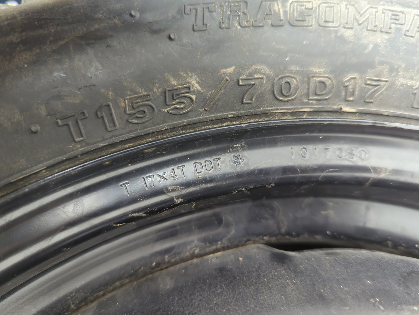2009-2013 Subaru Forester Spare Donut Tire Wheel Rim Oem 5037178 - Oemusedautoparts1.com