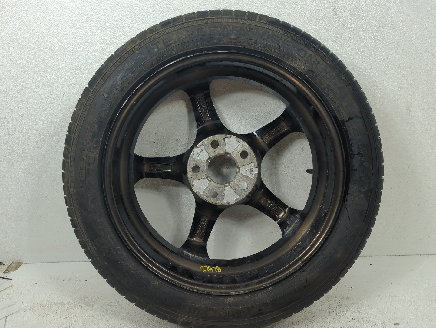 2009-2013 Subaru Forester Spare Donut Tire Wheel Rim Oem 5038435 - Oemusedautoparts1.com