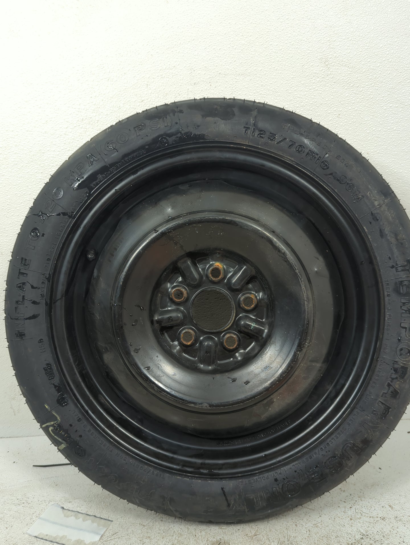 2009 Subaru Forester Spare Donut Tire Wheel Rim Oem - Oemusedautoparts1.com
