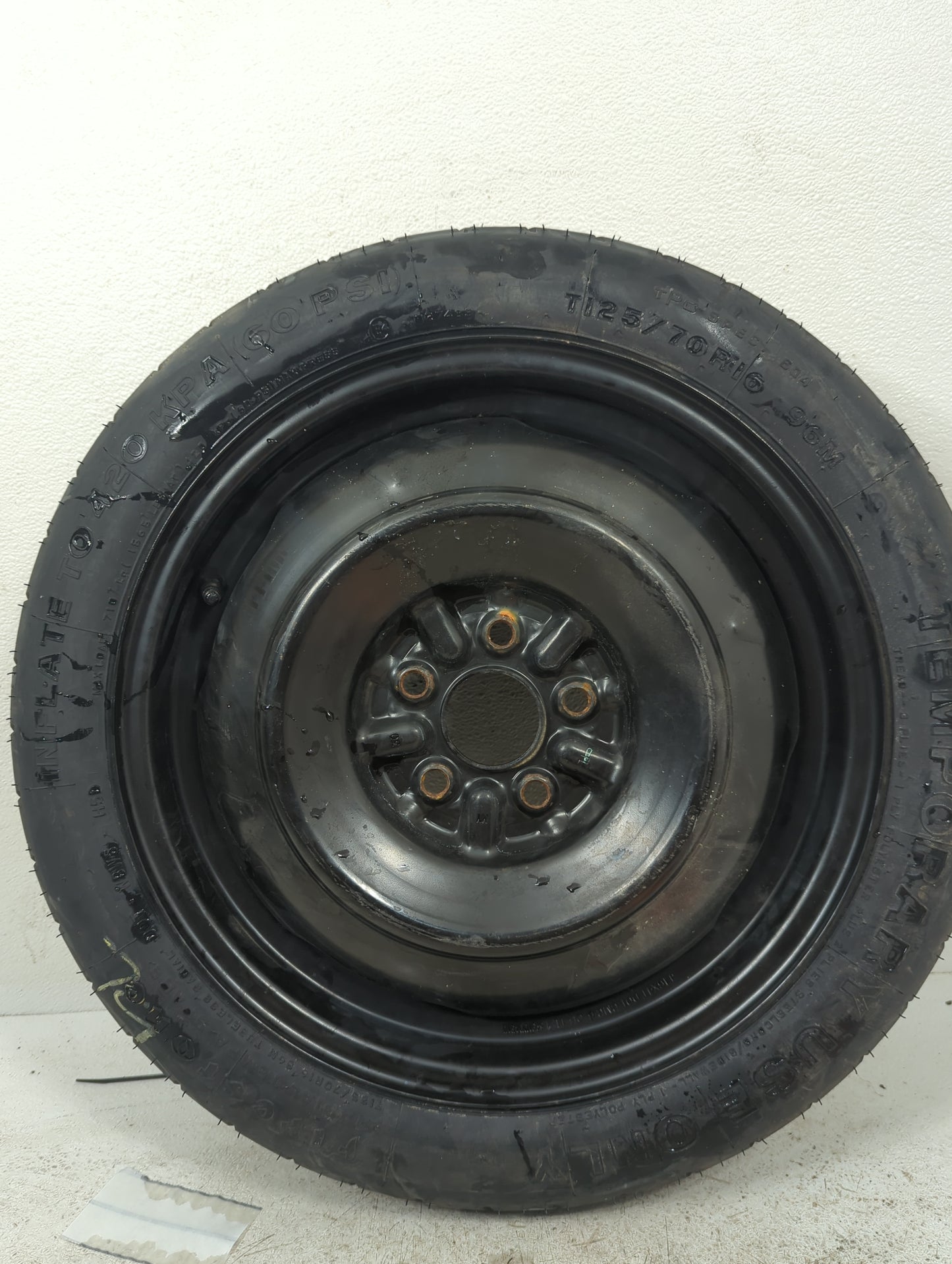 2009 Subaru Forester Spare Donut Tire Wheel Rim Oem - Oemusedautoparts1.com