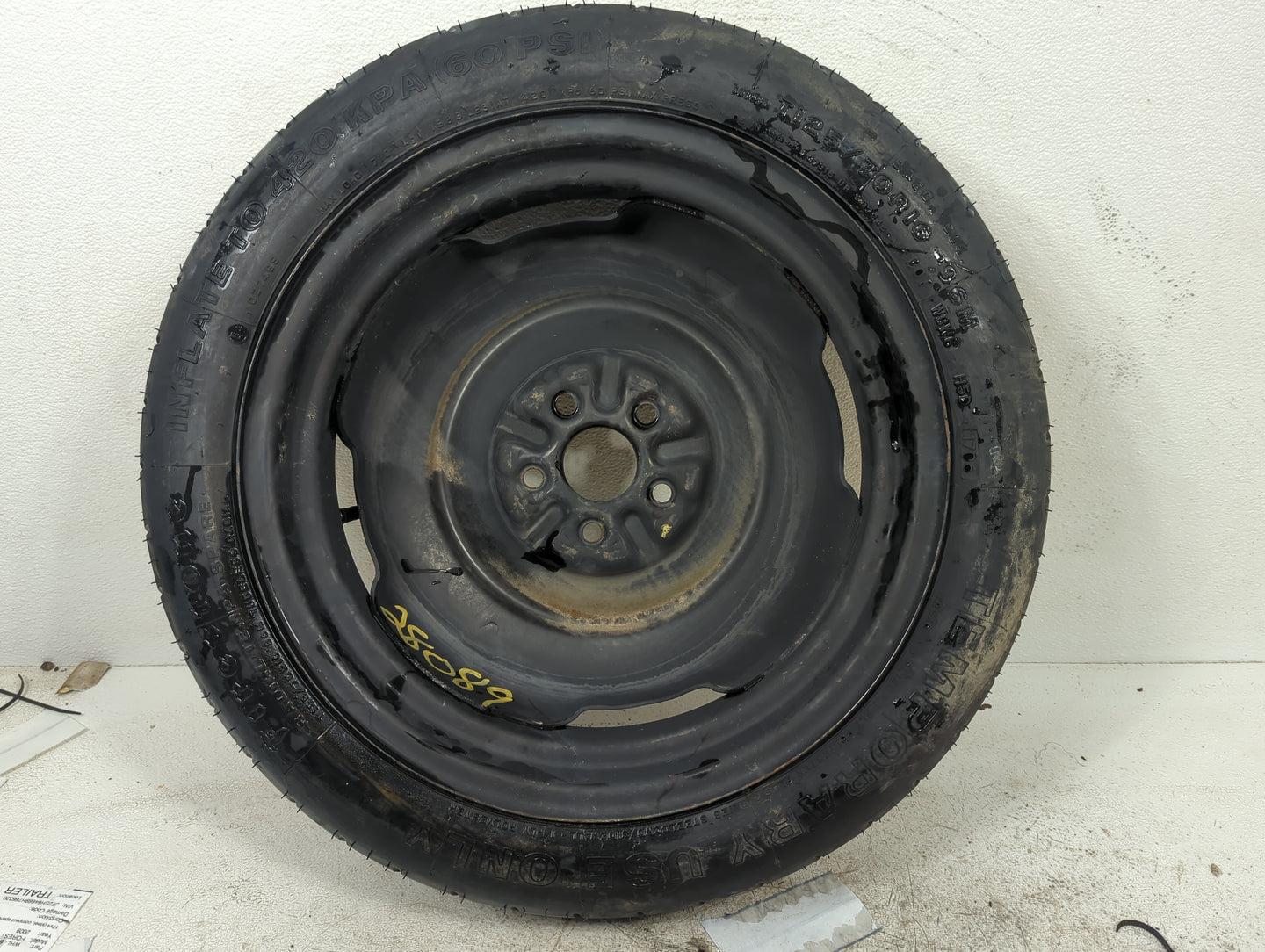 2009 Subaru Forester Spare Donut Tire Wheel Rim Oem - Oemusedautoparts1.com
