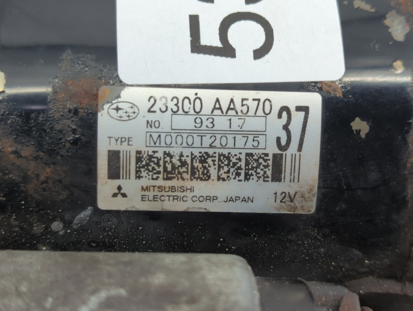 2009-2018 Subaru Forester Car Starter Motor Solenoid OEM P/N:M000T20175 23300 AA570 Fits OEM Used Auto Parts - Oemusedautopa