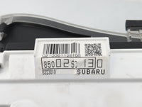 2009 Subaru Forester Instrument Cluster Speedometer Gauges P/N:85002SC130 Fits OEM Used Auto Parts - Oemusedautoparts1.com
