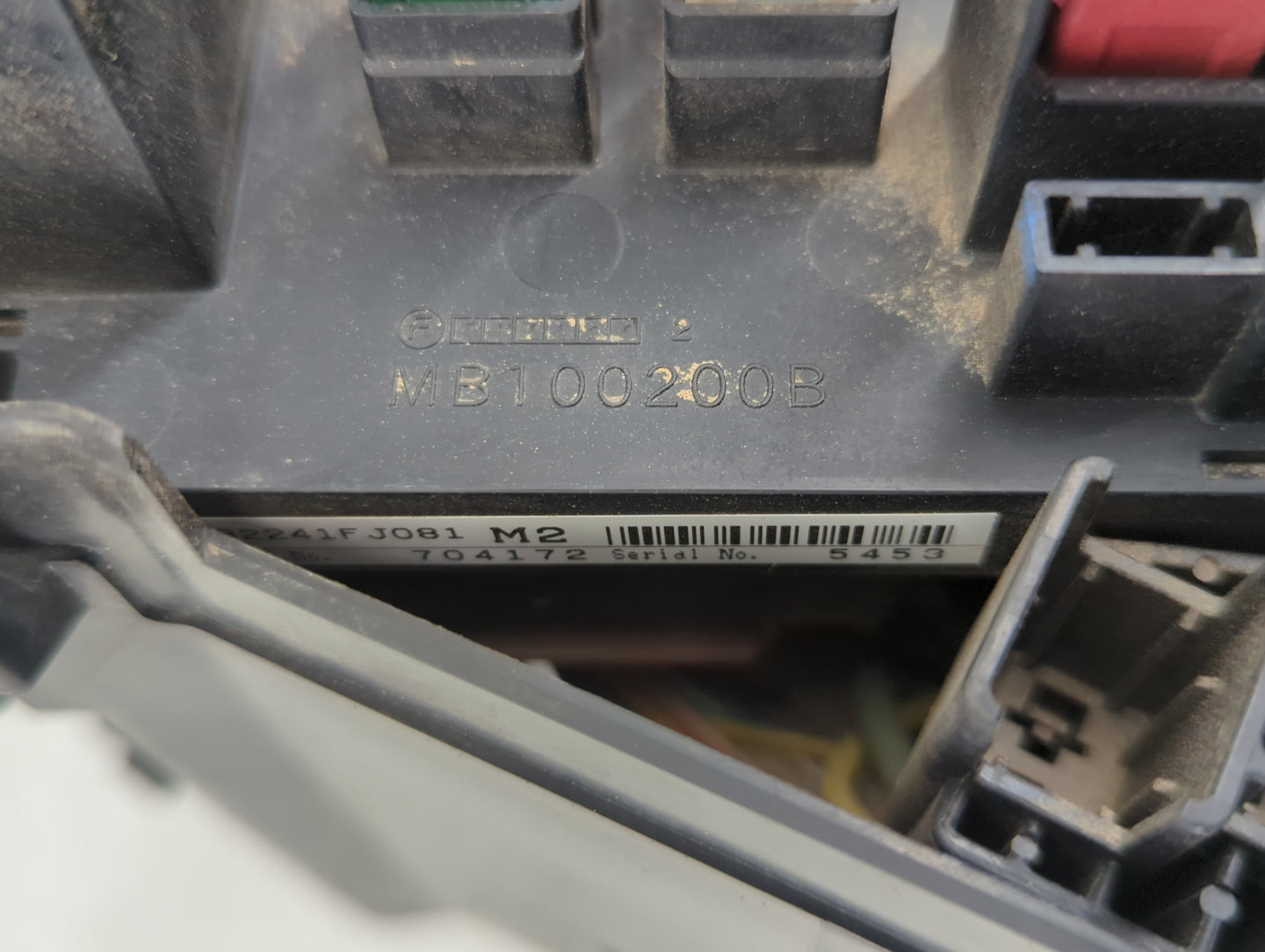 2009 Subaru Forester Fusebox Fuse Box Panel Relay Module P/N:MB100200B Fits Fits 2008 2010 2011 OEM Used Auto Parts - Oemuse