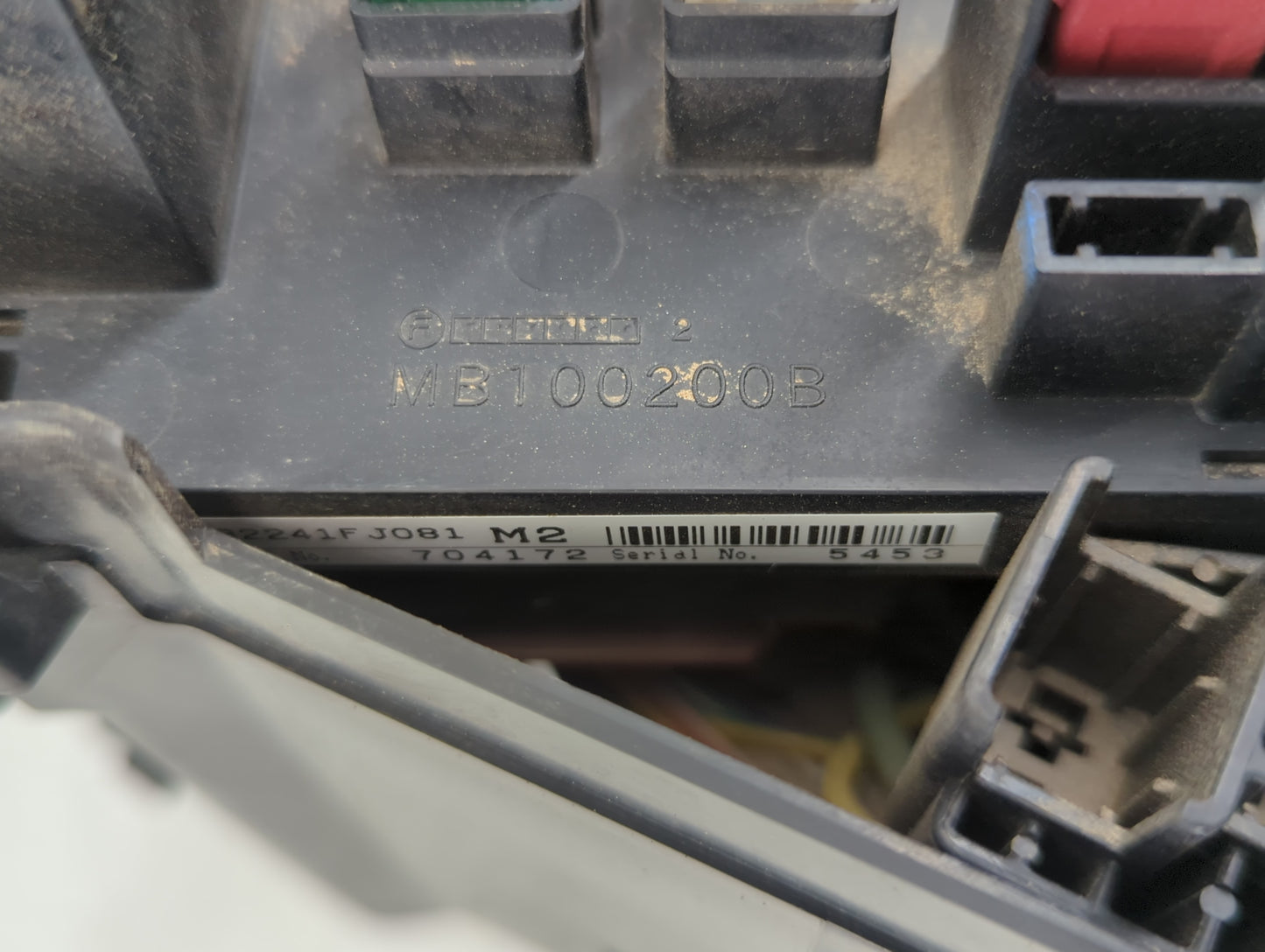 2009 Subaru Forester Fusebox Fuse Box Panel Relay Module P/N:MB100200B Fits Fits 2008 2010 2011 OEM Used Auto Parts - Oemuse