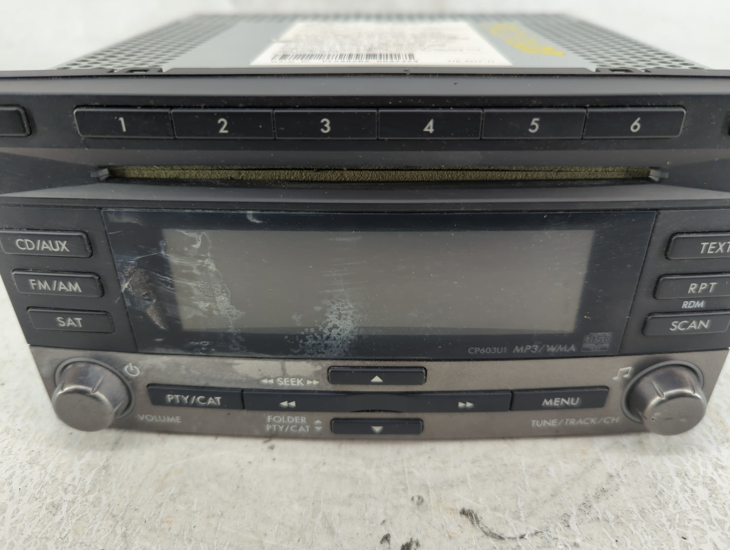 2009 Subaru Forester Am Fm Cd Player Radio Receiver - Oemusedautoparts1.com
