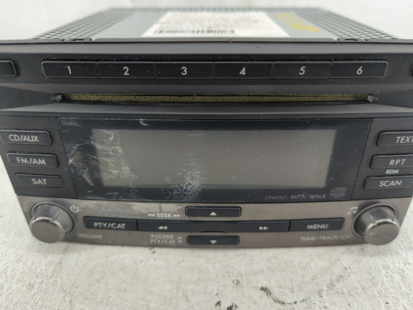 2009 Subaru Forester Am Fm Cd Player Radio Receiver - Oemusedautoparts1.com