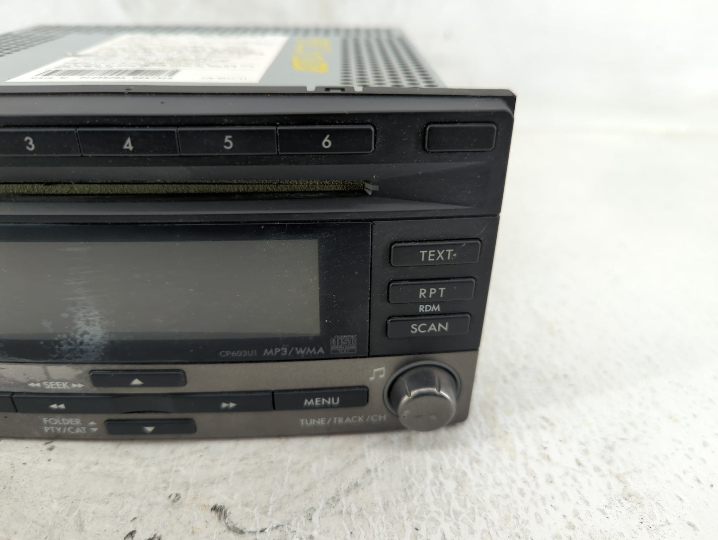 2009 Subaru Forester Am Fm Cd Player Radio Receiver - Oemusedautoparts1.com