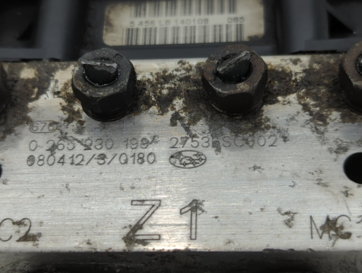 2009-2010 Subaru Forester ABS Pump Control Module Replacement P/N:0 265 230 199 27536SC002 Fits Fits 2009 2010 OEM Used Auto