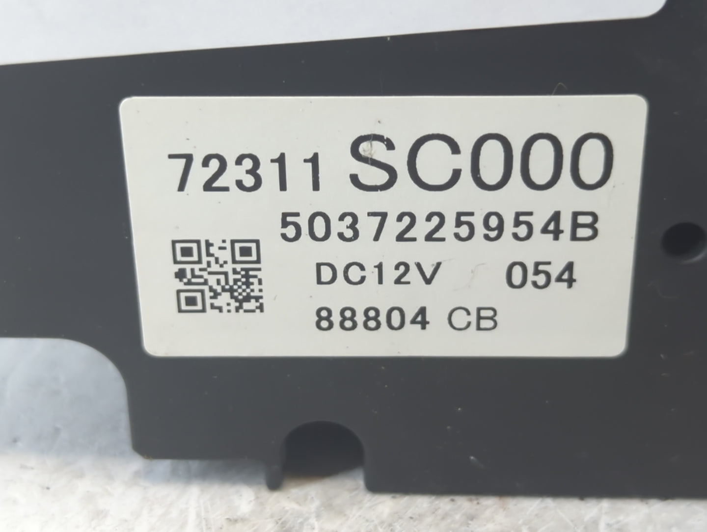2009 Subaru Forester Climate Control Module Temperature AC/Heater Replacement P/N:72311 SC000 Fits OEM Used Auto Parts - Oem