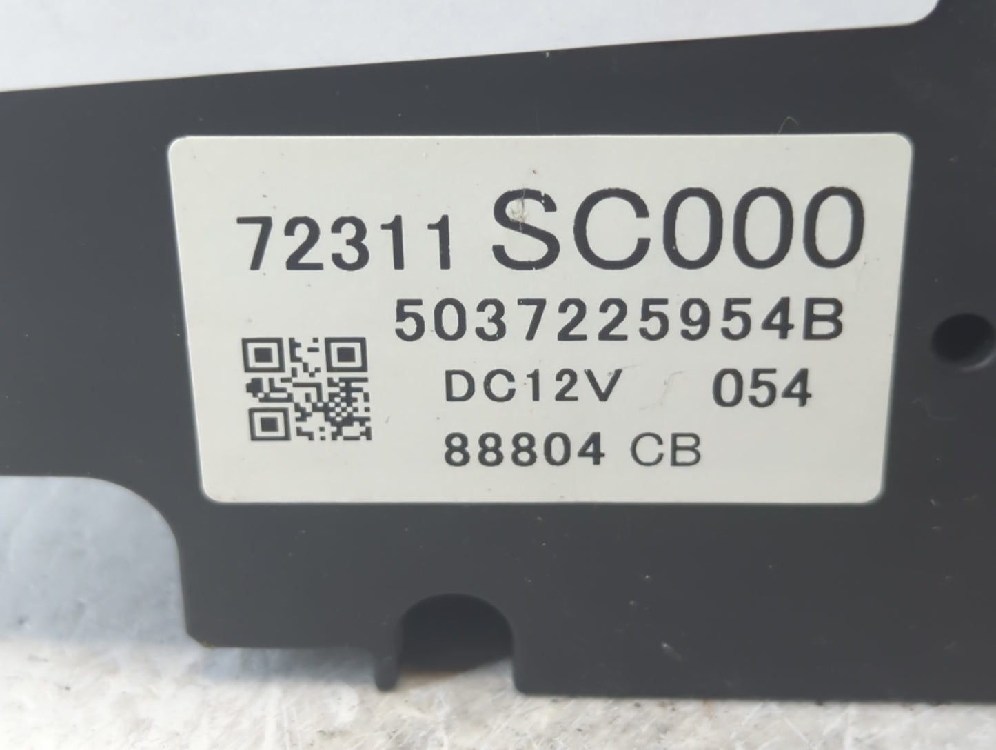 2009 Subaru Forester Climate Control Module Temperature AC/Heater Replacement P/N:72311 SC000 Fits OEM Used Auto Parts - Oem