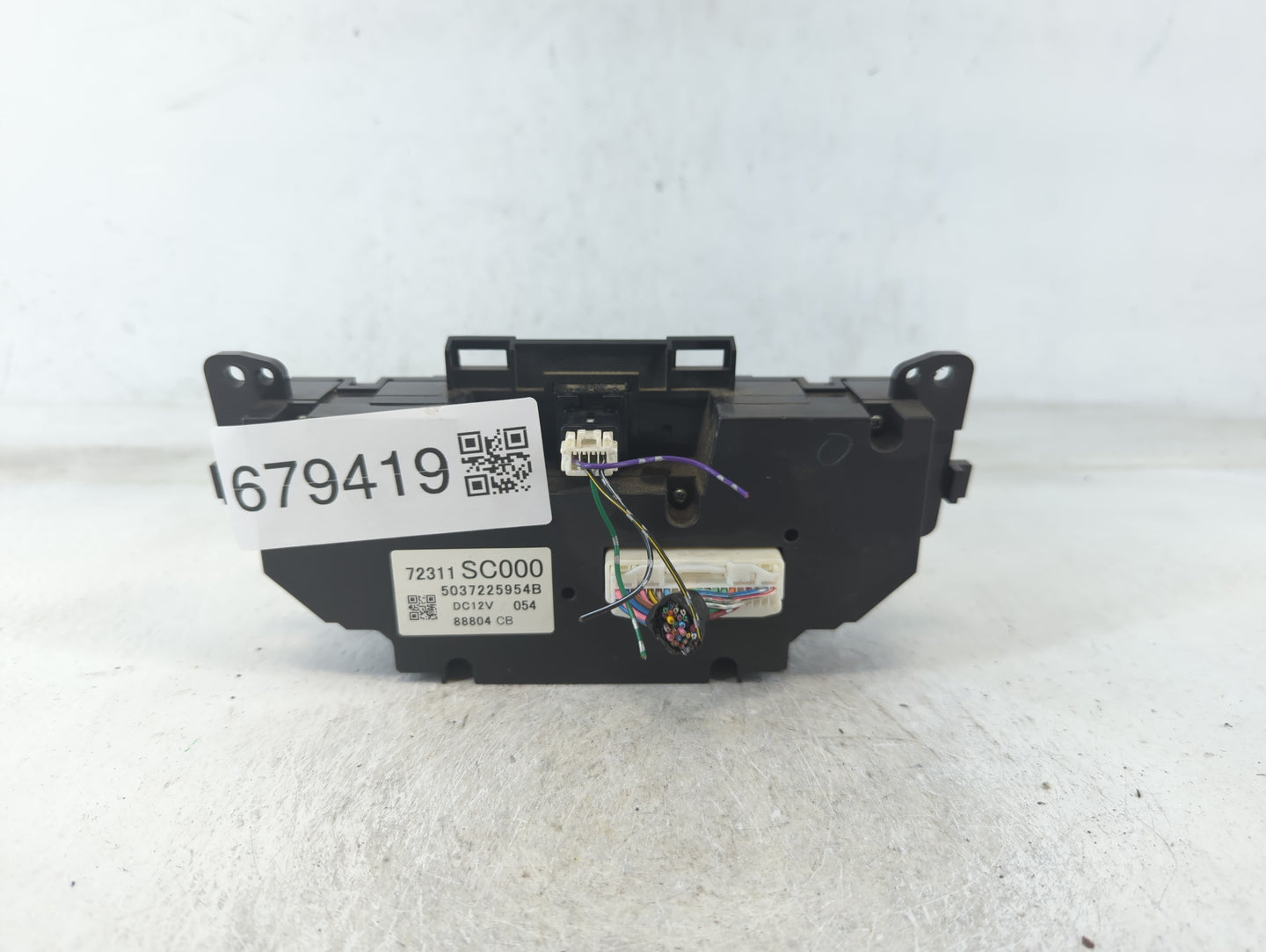 2009 Subaru Forester Climate Control Module Temperature AC/Heater Replacement P/N:72311 SC000 Fits OEM Used Auto Parts - Oem