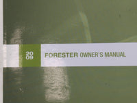 2009 Subaru Forester Owners Manual Book Guide P/N:MSA5M0903A OEM Used Auto Parts - Oemusedautoparts1.com