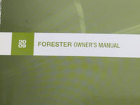 2009 Subaru Forester Owners Manual Book Guide P/N:A8140BE-B OEM Used Auto Parts - Oemusedautoparts1.com