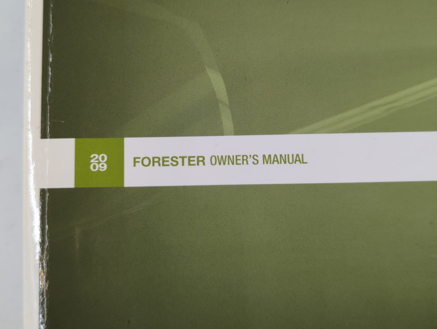 2009 Subaru Forester Owners Manual Book Guide P/N:A8140BE-A OEM Used Auto Parts - Oemusedautoparts1.com