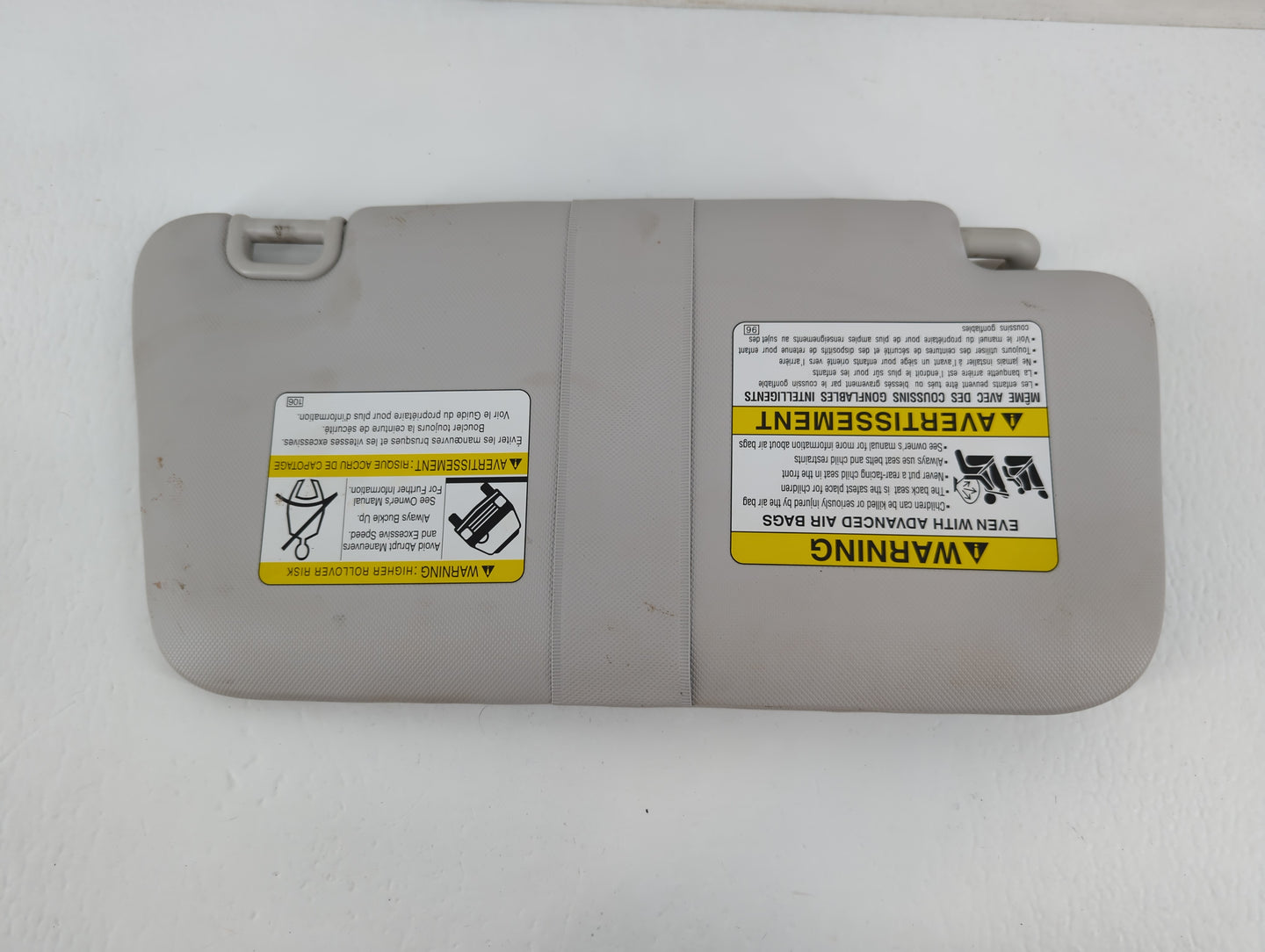 2009 Subaru Forester Sun Visor Shade Replacement Driver Left Mirror Fits OEM Used Auto Parts - Oemusedautoparts1.com