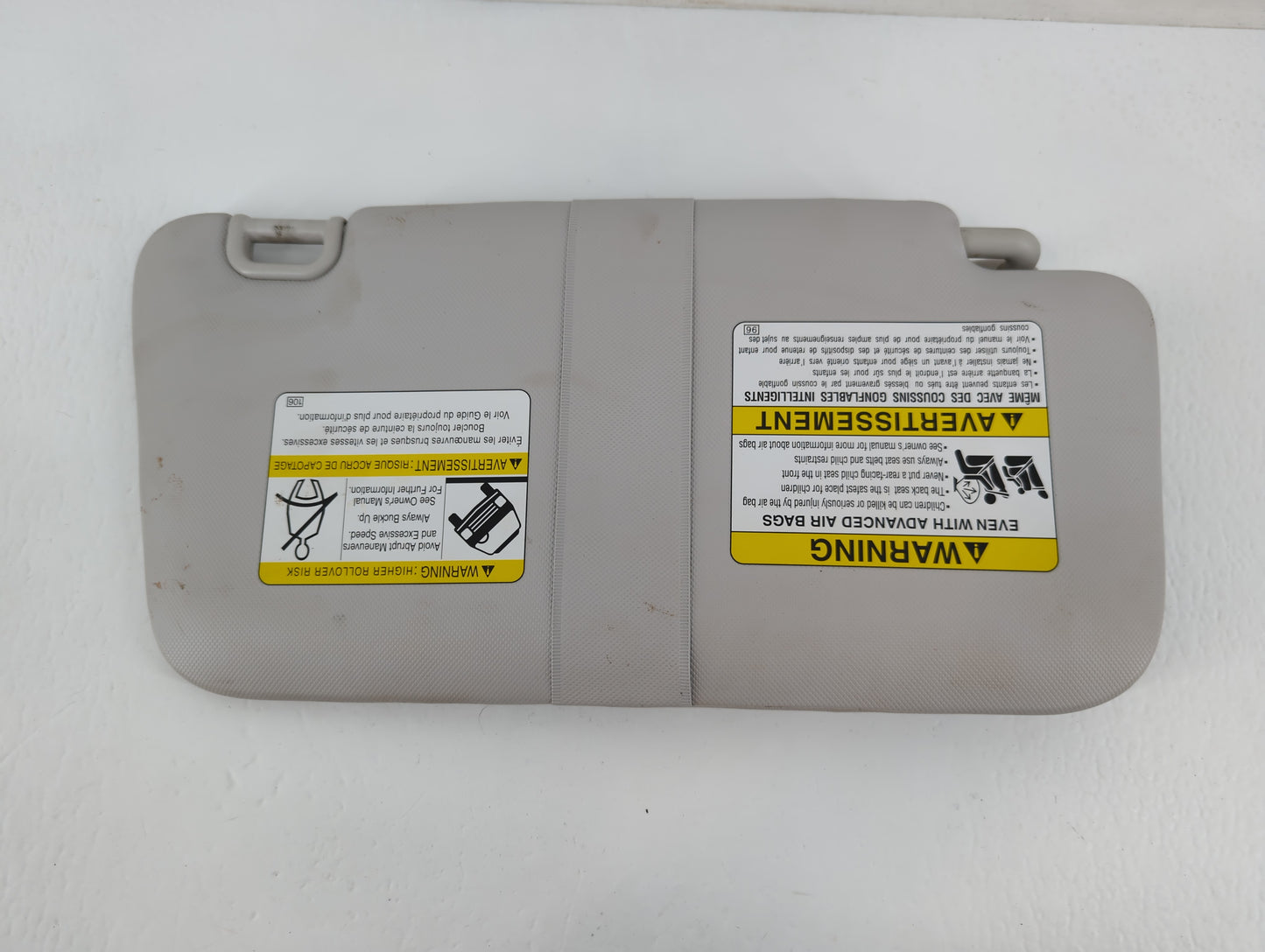 2009 Subaru Forester Sun Visor Shade Replacement Driver Left Mirror Fits OEM Used Auto Parts - Oemusedautoparts1.com