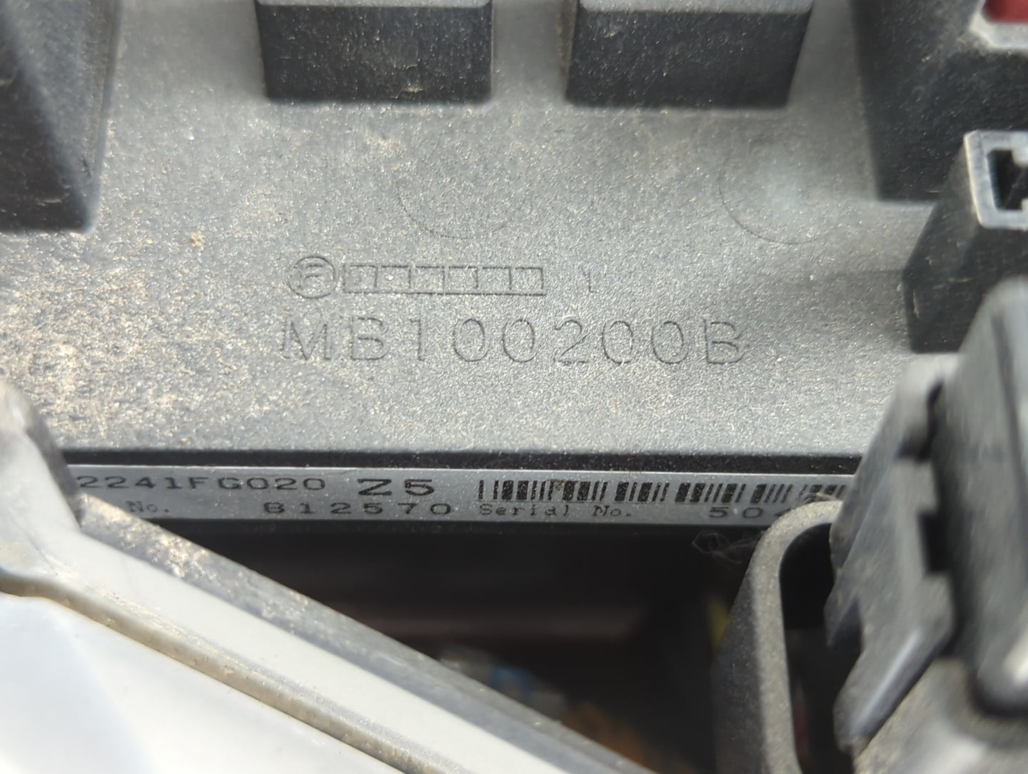 2009 Subaru Forester Fusebox Fuse Box Panel Relay Module P/N:MB100200B Fits Fits 2008 OEM Used Auto Parts - Oemusedautoparts