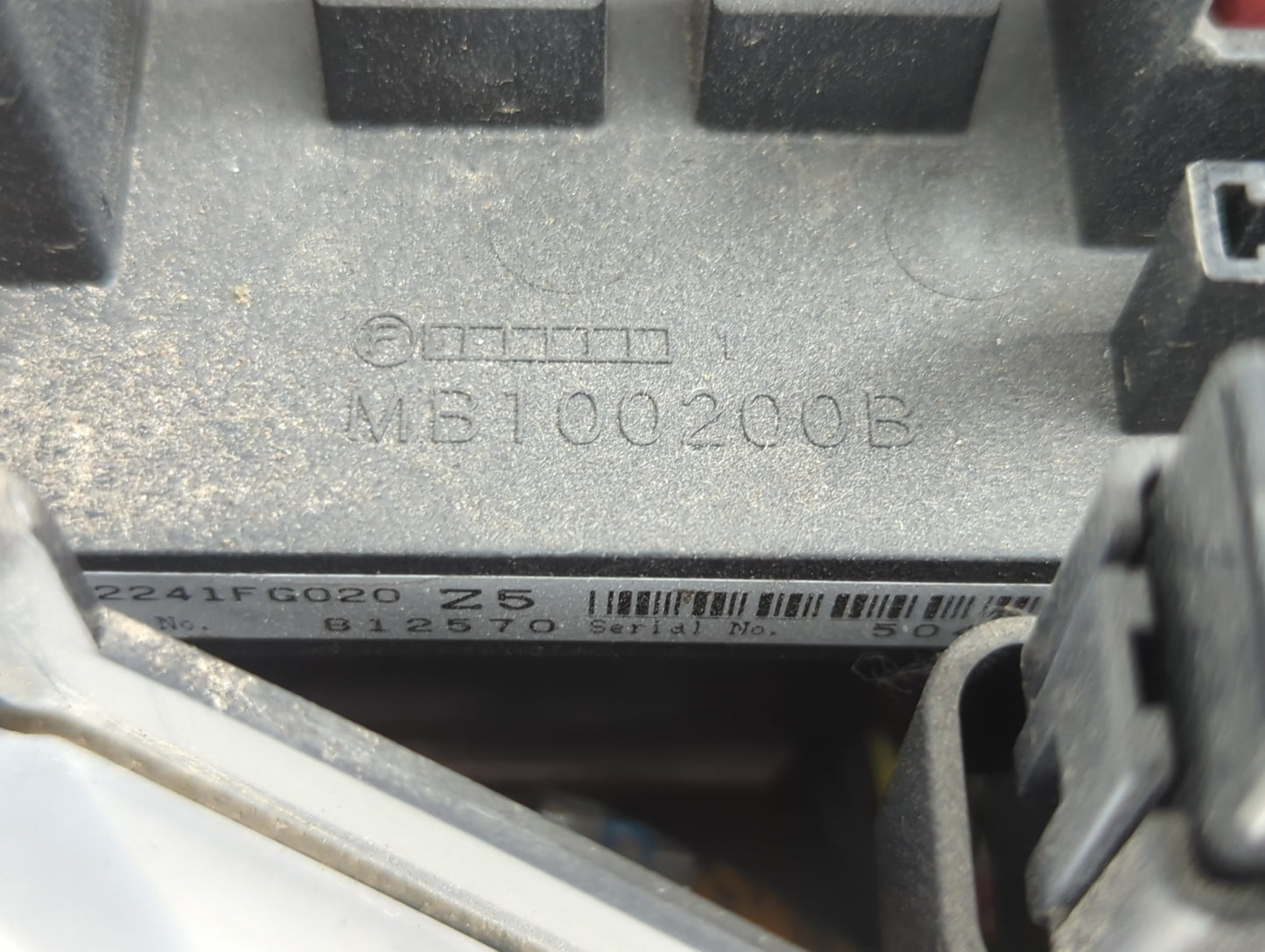 2009 Subaru Forester Fusebox Fuse Box Panel Relay Module P/N:MB100200B Fits Fits 2008 OEM Used Auto Parts - Oemusedautoparts