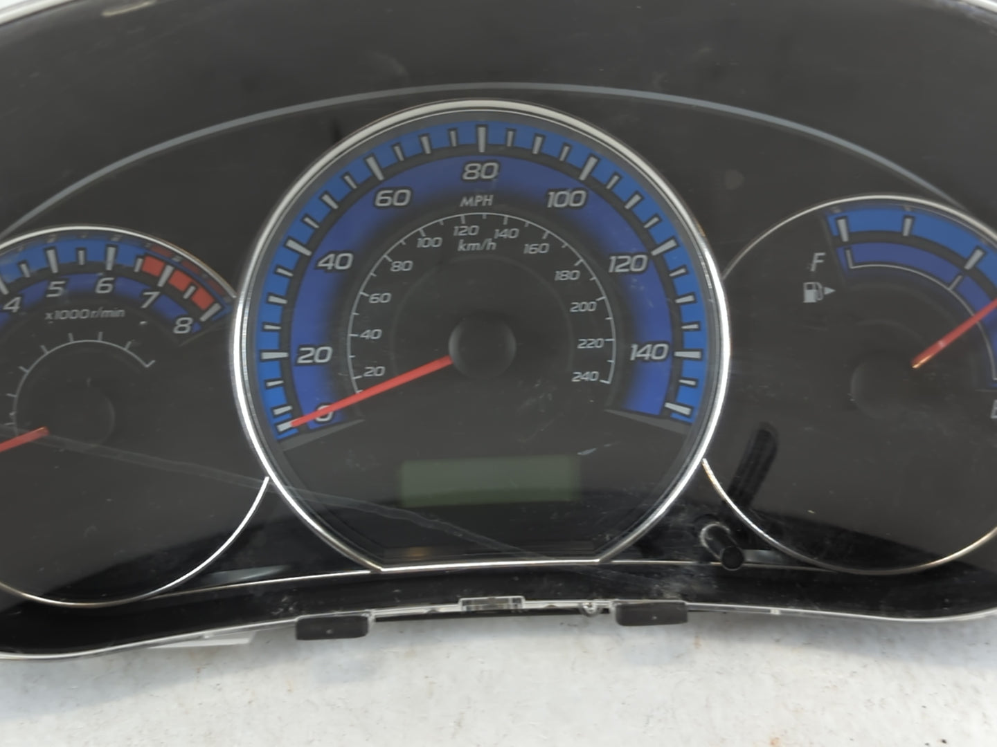2009 Subaru Forester Instrument Cluster Speedometer Gauges P/N:85002SC150 Fits OEM Used Auto Parts - Oemusedautoparts1.com
