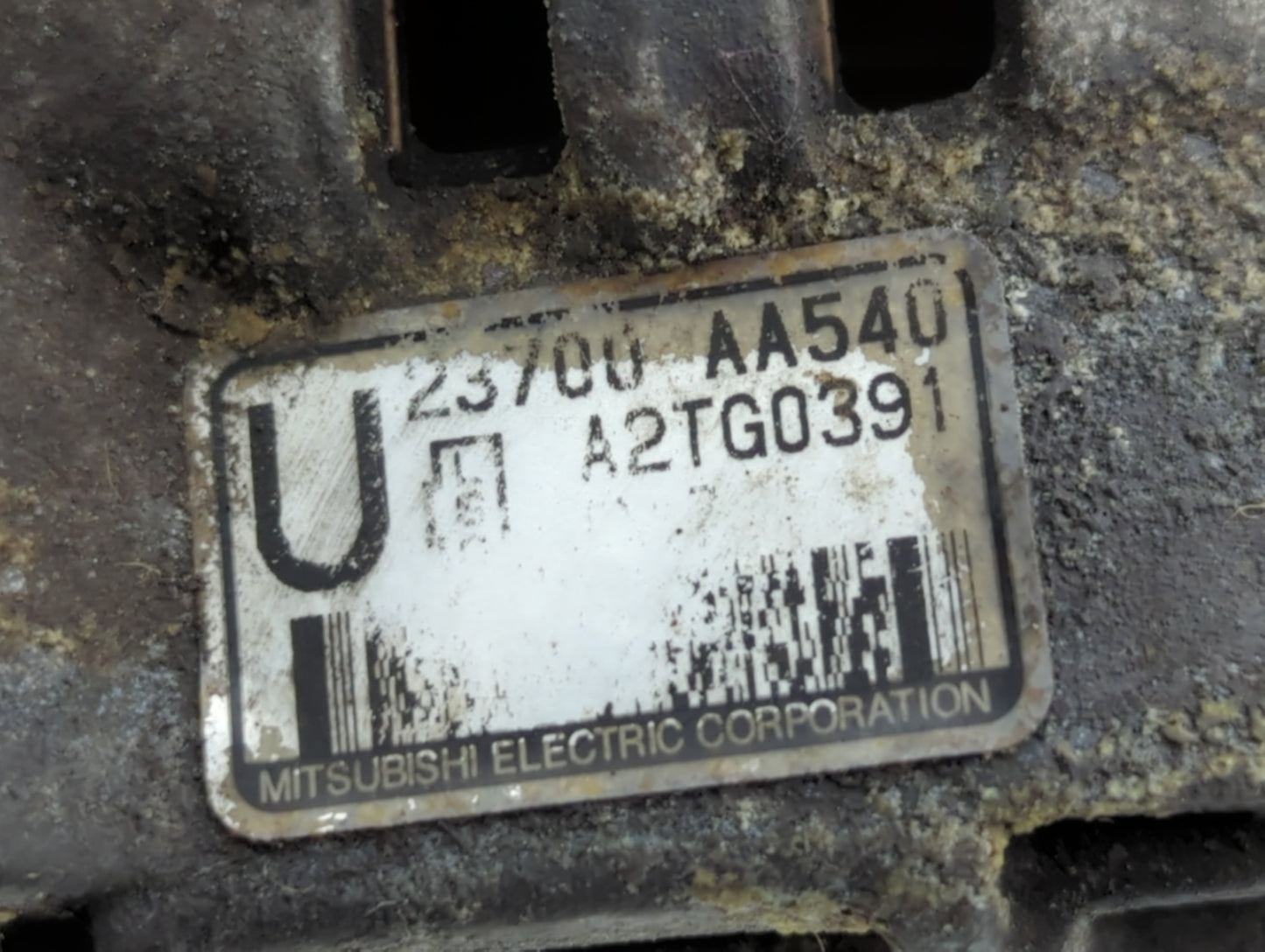 2009 Subaru Forester Alternator Replacement Generator Charging Assembly Engine OEM P/N:23700 AA540 Fits OEM Used Auto Parts 